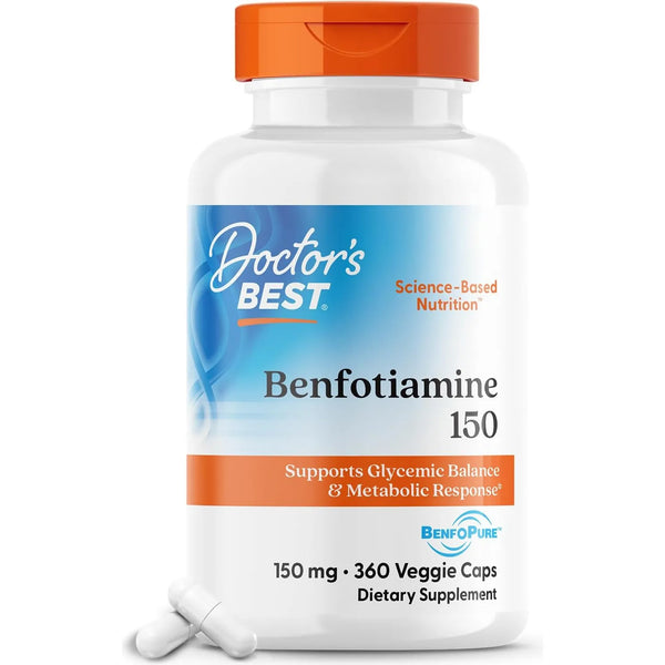 Benfotiamina 150 Mg 360 Cápsulas Vegetales Ayuda Metabolismo - Imagen 1