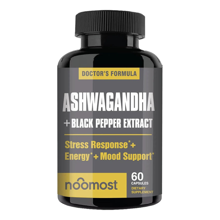 Ashwagandha 2700mg Con Pimienta Negra Alivio Estres 60 Cap - Imagen 8