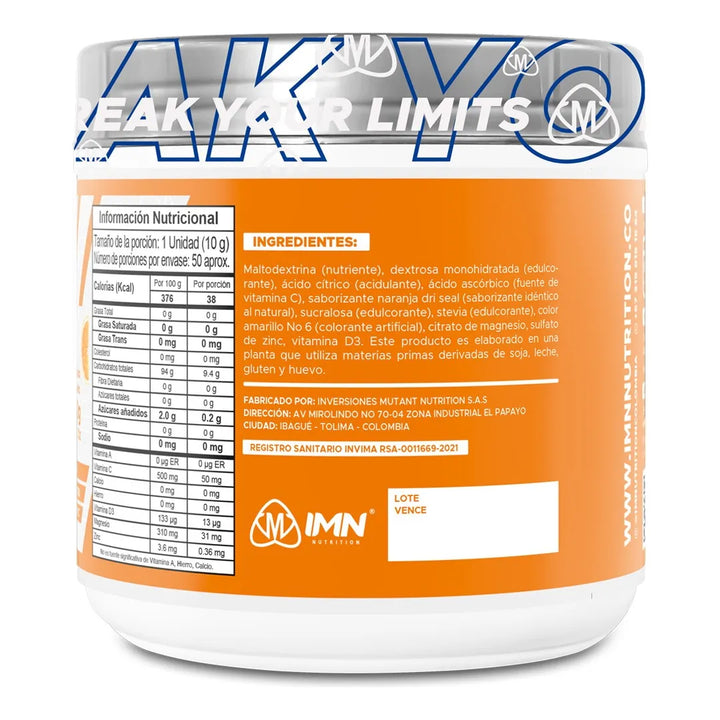 Vitamina C 1200 Mg/50 Servi Naranja - Imagen 2