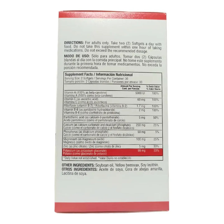Potassium Potasio X60 Healthy - Imagen 6