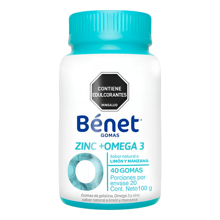 Gomas  Bénet Omega 3 Limón Manzana - Imagen 1