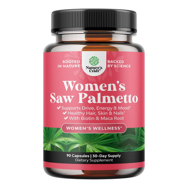 Palmetto De Sierra Extra Fuerte Para Mujeres Con Biotina Síl - Imagen 1