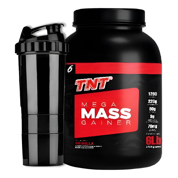 Tnt Mega Mass Gainer 6lb +shake Vainilla - Imagen 1