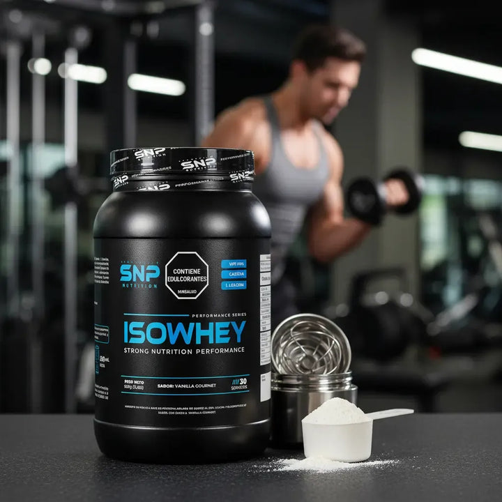 Proteína Iso Whey 2 Libras Con Creatina Monohidrato Paquete 950 G SNP ...