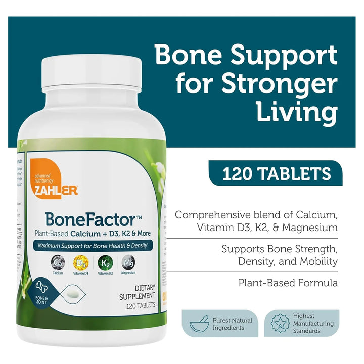 Fuerza Ósea Calcio Vitamina D K Magnesio 120 Tabletas Certif - Imagen 2