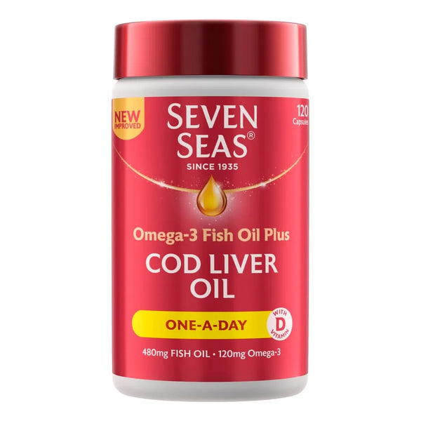 Aceite De Hígado De Bacalao Puro 120 Cápsulas 1000 Mg Omega 3 EPA DHA