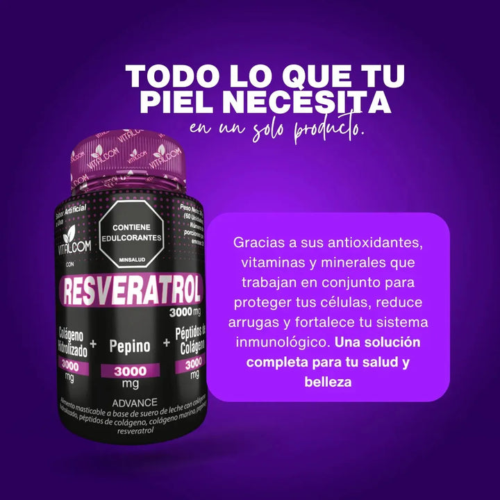 2 Resveratrol Puro Original Natural - Imagen 3