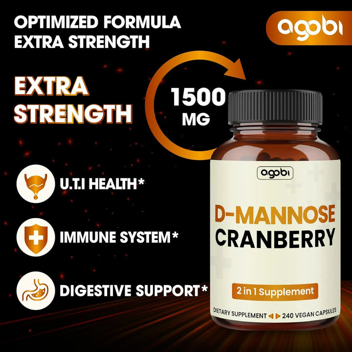 Cápsulas De D-manosa De 1300 Mg Y Arándano De 200 Mg Para Sa - Imagen 5