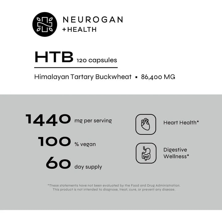 Cápsulas De Trigo Sarraceno Tartario Del Himalaya 720 Mg Par - Imagen 3
