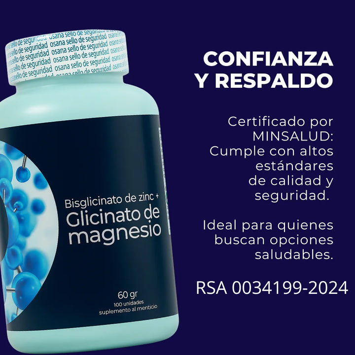 Glicinato De Magnesio Capsulas Alta Absorcion Original N/a - Imagen 6