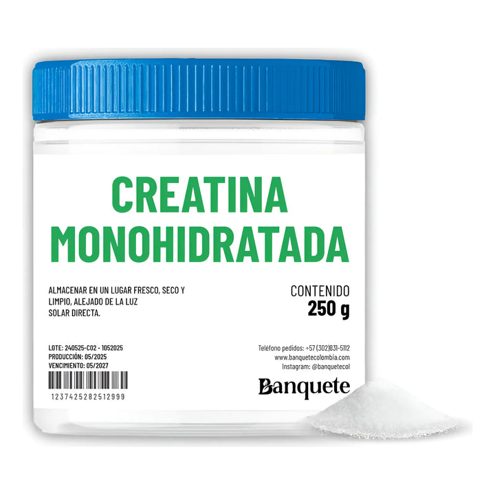 Creatine Monohydrate En Polvo X 250g 100% Pura En Tarro - Imagen 5