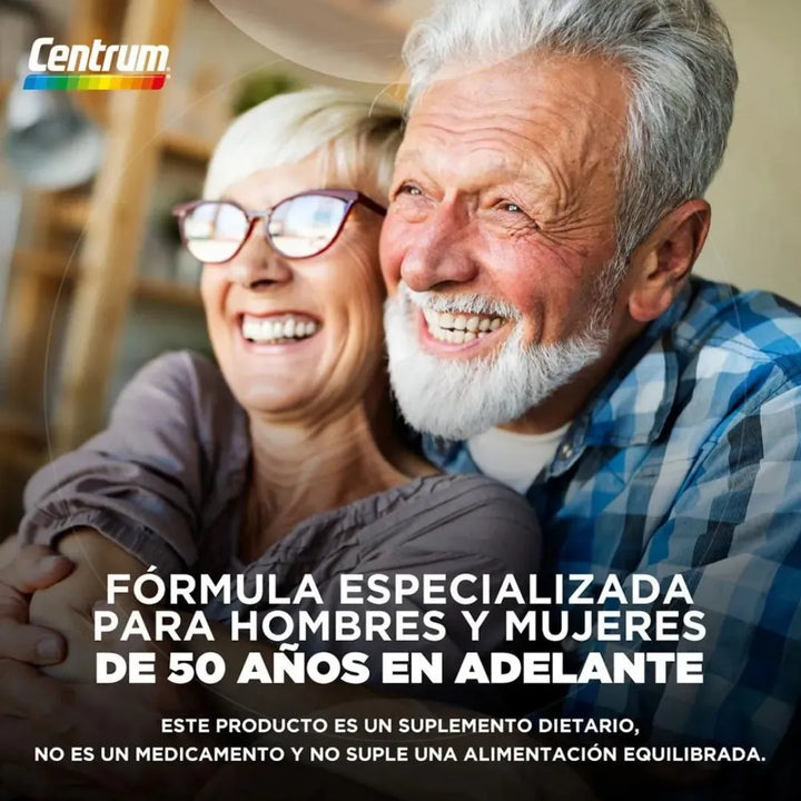 Centrum Silver X 100 Tabletas Sin Sabor - Imagen 2