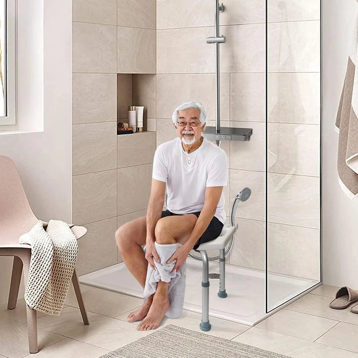Asiento De Ducha Ajustable Para Personas Mayores, Sin Herram - Imagen 5