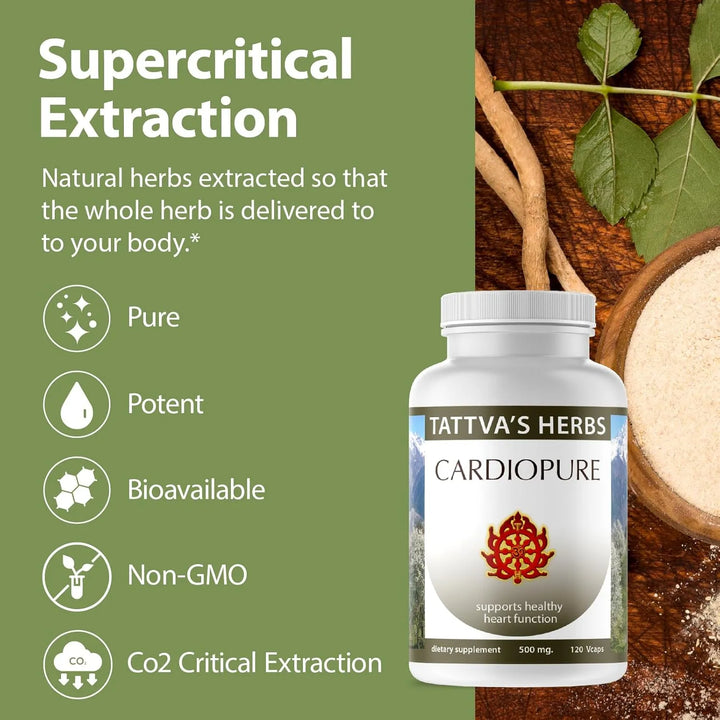 Cápsulas De Hierbas Ayurvédicas Cardiopure Con Ashwagandha R - Imagen 3