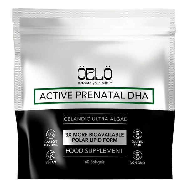 Aceite De Algas Omega 3 Dha Prenatal Orlo 60 Capsulas Mini Vegano