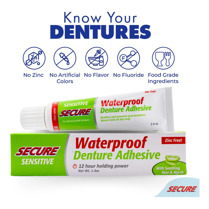 Adhesivo Impermeable Para Dentaduras Postizas Con Aloe Vera - Imagen 5