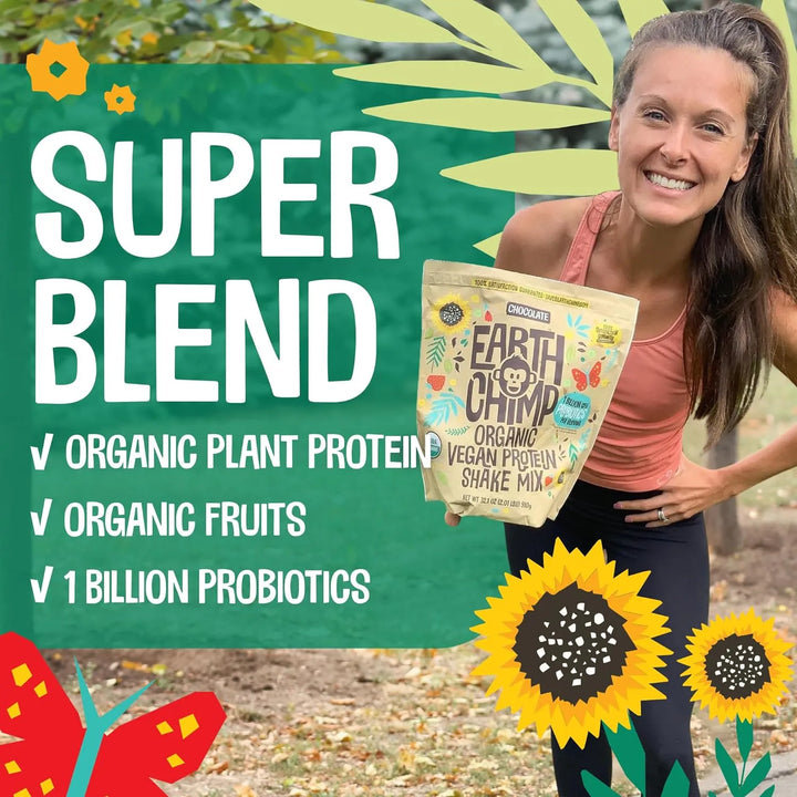 Proteína Orgánica En Polvo De 900 Gramos Con Probióticos Y E - Imagen 5