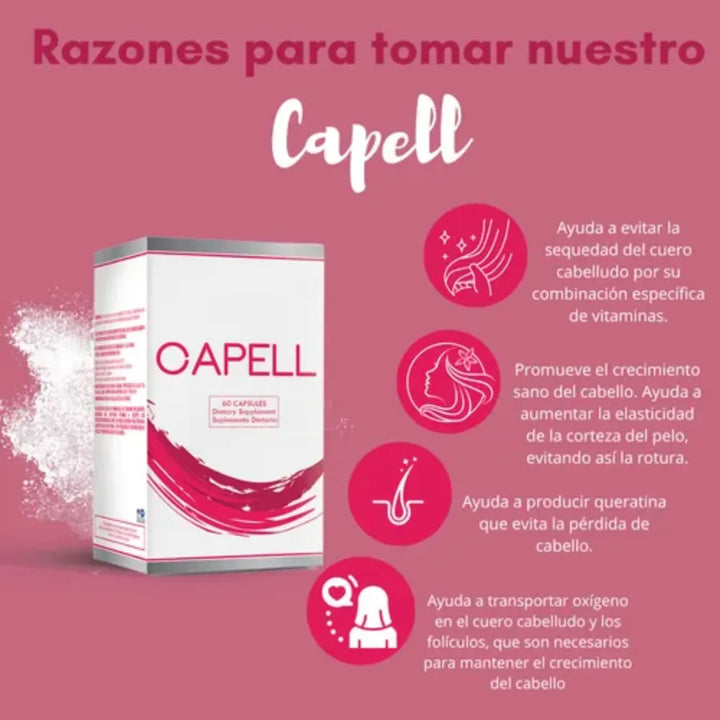 Capell Complex 60 Capsulas Sin Sabor - Imagen 4