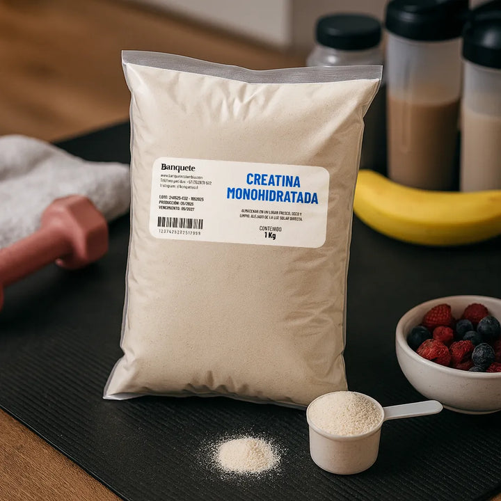 Creatine Monohydrate En Polvo X1k 100% Pura En Bolsa - Imagen 4