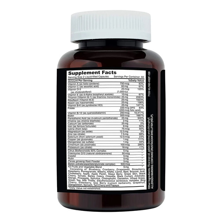 Multivitaminico Integral Líquido Con 42 Superalimentos Fruta - Imagen 7