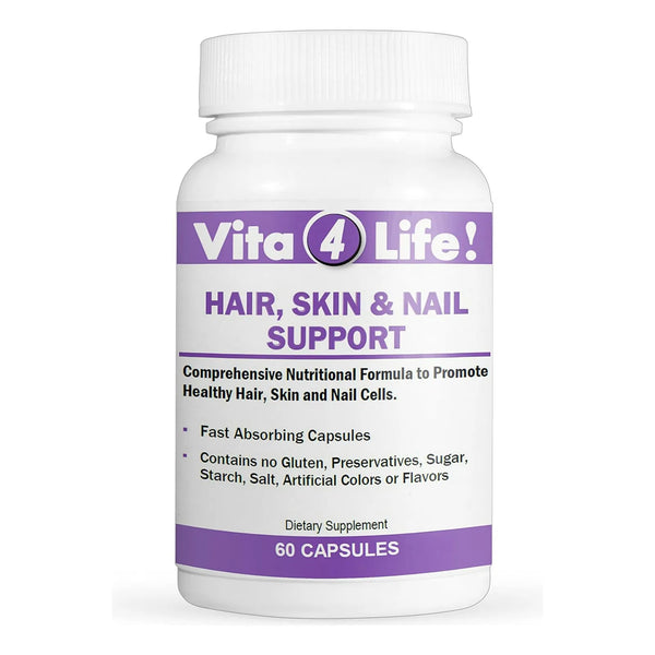 Biotina 2000 Mcg Msm Apoyo Piel Uñas Cabello 60 Cápsulas - Imagen 1