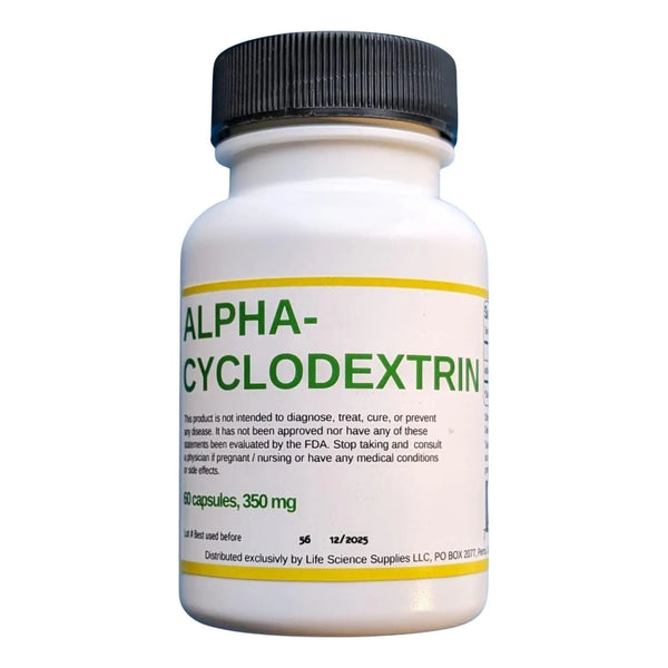 Capsulas Alfa Ciclodextrina 120 Unidades Fibras No Digeribles Importado