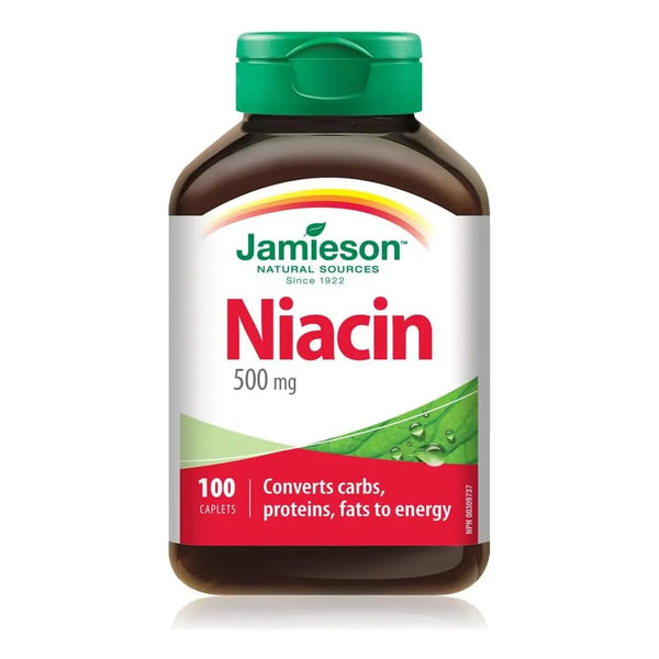 Caplet De Niacina Alta Potencia 500 Mg Para Energía Y Bienes - Imagen 1