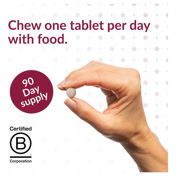 Masticable Multivitamínico Diario Con Hierro Vitamina B12 C - Imagen 3