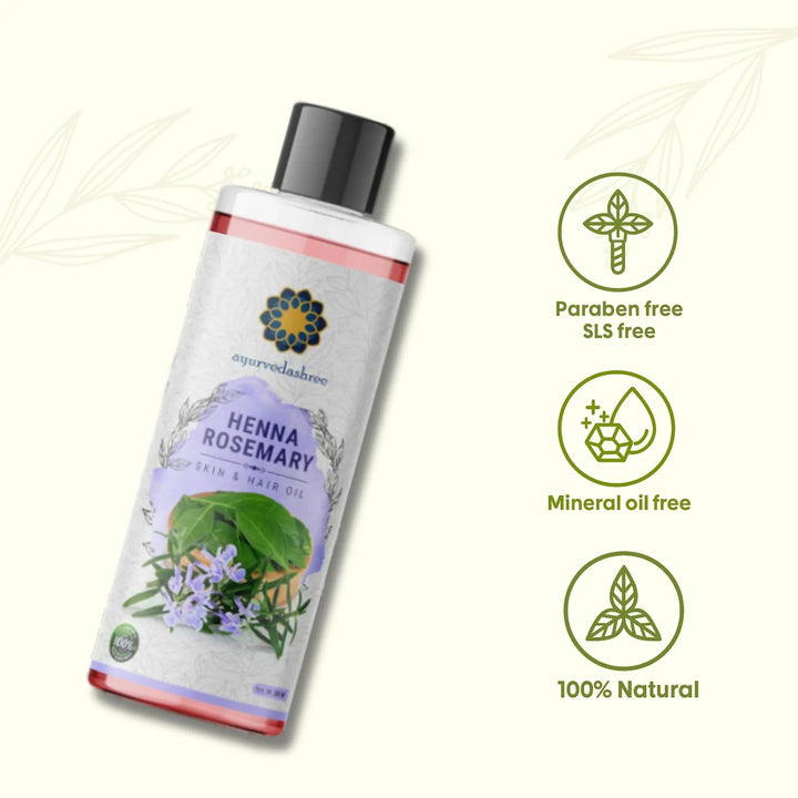 Aceite Nutritivo De Henna Y Romero Para Cabello 200 Ml Con A - Imagen 5