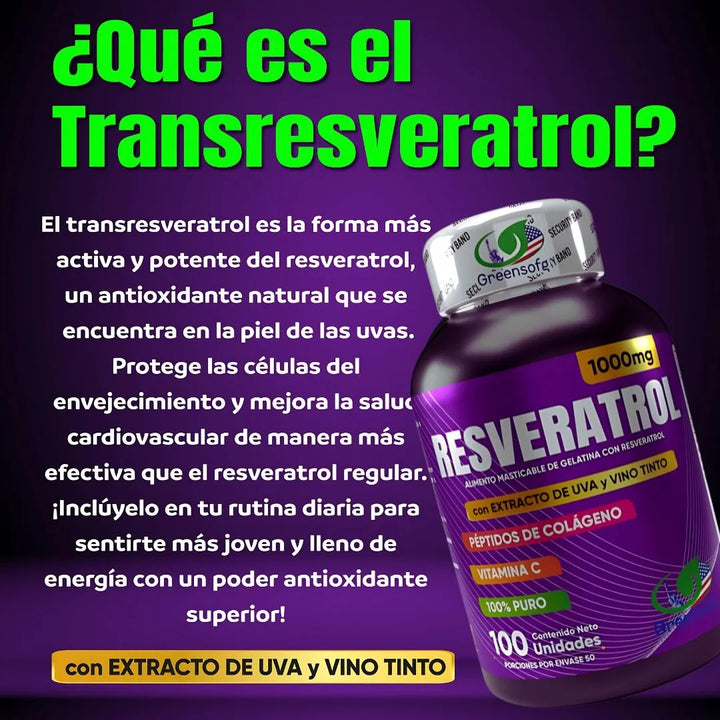 3 Resveratrol + Peptidos De Colageno - Imagen 4