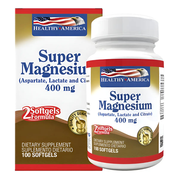 Super Magnesio 400mg X100 Softg Sin Sabor - Imagen 1