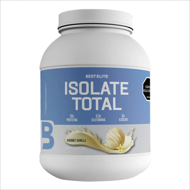Proteina Isolate Total 5 Libras De Best Elite 5lb 5 Lb Gourmet Vainilla Iso 100 %  - Imagen 2