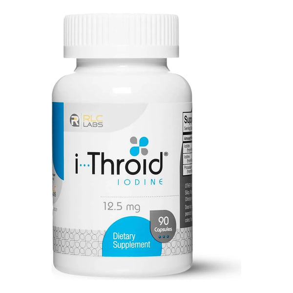 Cápsulas De Yodo Y Yoduro 12.5 Mg Para Salud Tiroidea Y Equi - Imagen 1