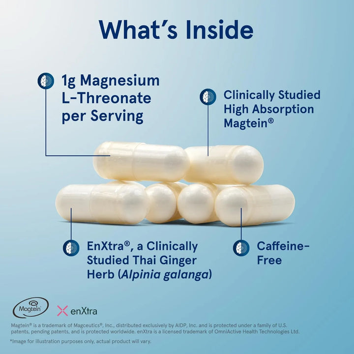 Cápsulas Magmind Productividad Magtein 1.14 G Y Enxtra 300 M - Imagen 2