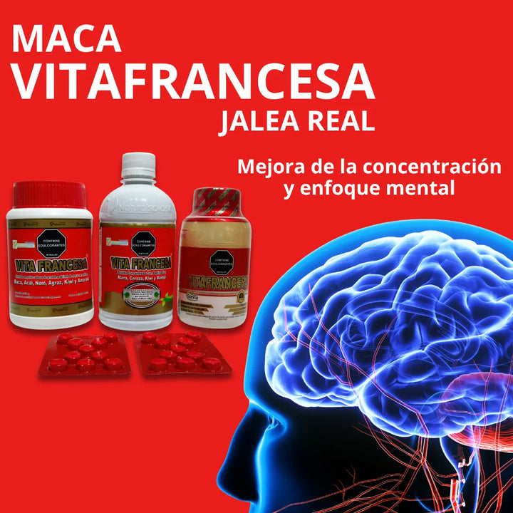 Kit Vitafrancesa Maca Jaleareal Frutos Rojos - Imagen 8