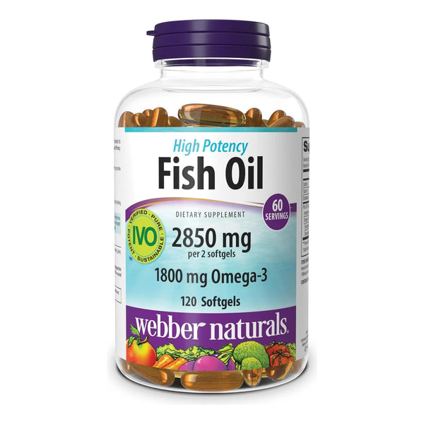 Aceite De Pescado Omega-3 Triple Fuerza 1800 Mg 120 Cápsulas - Imagen 1