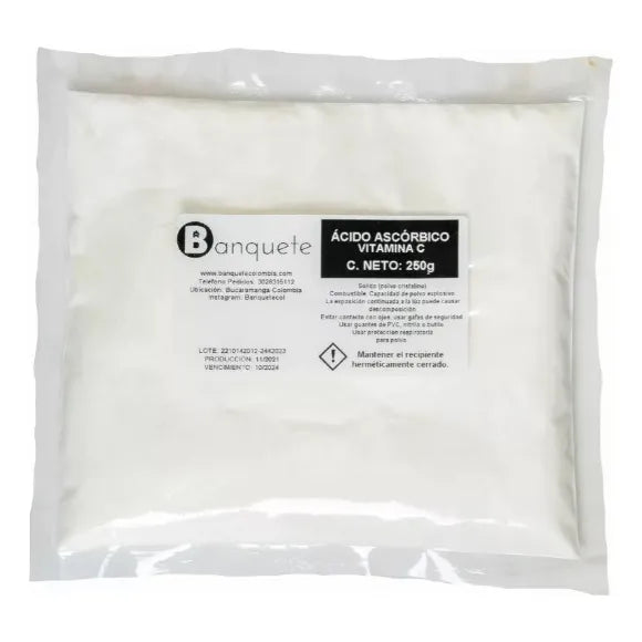 Acido Ascorbico Vitamina C Pura 250gr - Imagen 5