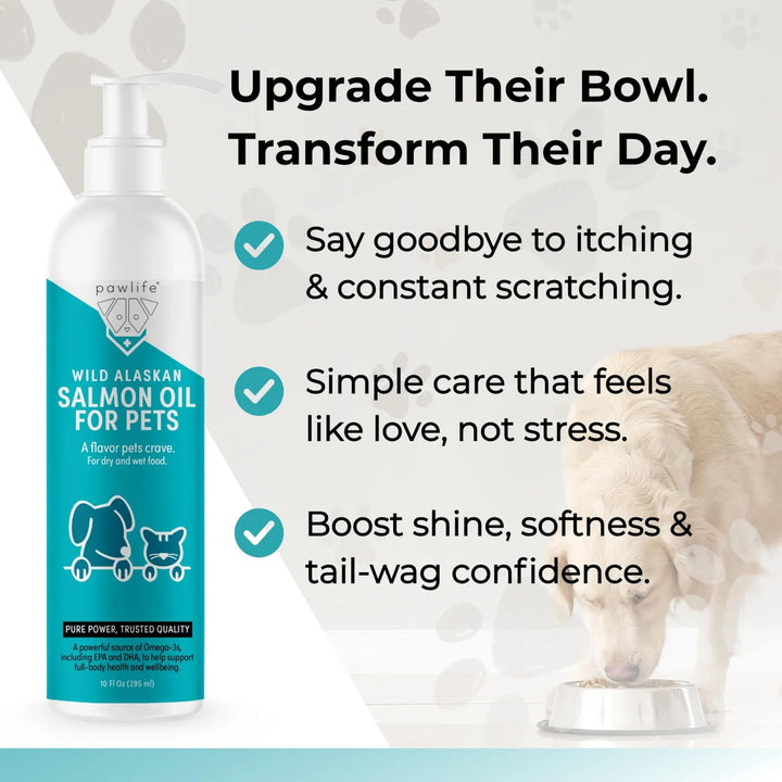 Aceite De Salmón Salvaje De Alaska Para Perros Y Gatos Omega - Imagen 3