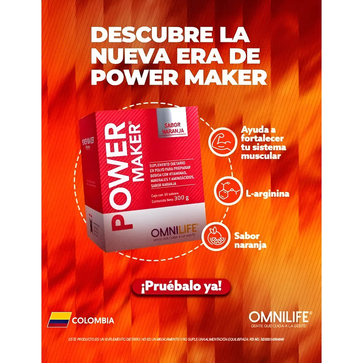 Power Maker 30 Unidades Naranja - Imagen 2