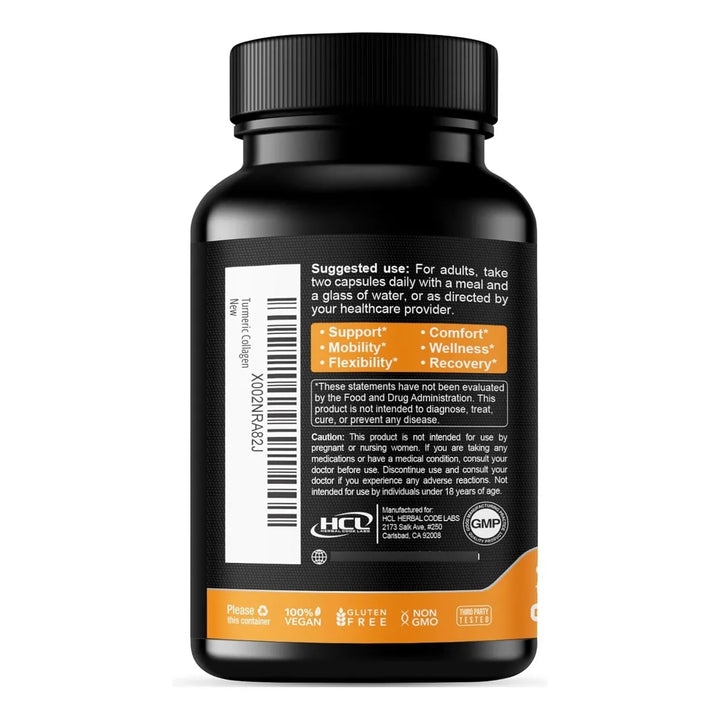 Cápsulas De Curcumina Colágeno Cúrcuma Para Articulaciones D - Imagen 3