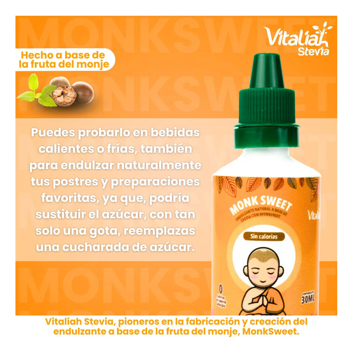 Kit Colágeno Hidrolizado Vitaliah Marino + Vainilla + Monk 30ml - Imagen 5