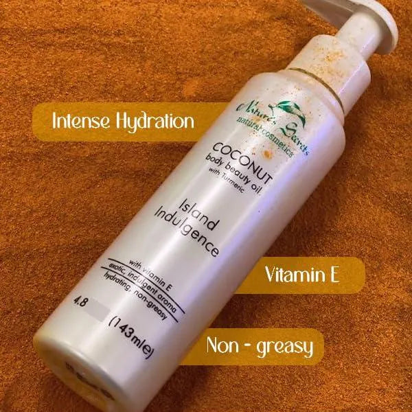 Aceite Corporal Orgánico De Coco De Ceilán Con Cúrcuma Y Vit Fragancia - Imagen 4