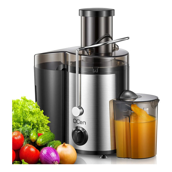Exprimidor Centrifugo 500W Boca Ancha 3 Pulgadas Extraccion Jugo Rapido Facil Limpieza