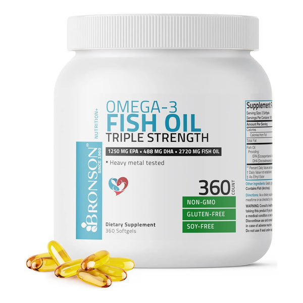 Aceite De Pescado Omega 3 Triple Fuerza 2.7 Gramos 1250 Epa - Imagen 1