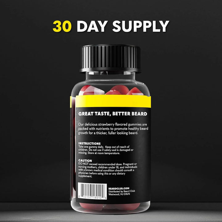 Gomitas Biotin Para Crecimiento De Barba Y Cabello Hombres V - Imagen 7
