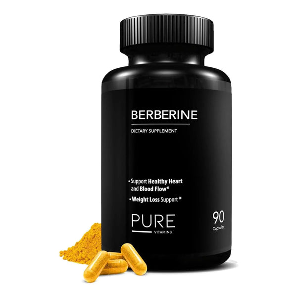 Cápsulas Berberina Hcl 1200 Mg 90 Unidades Para Salud Natura - Imagen 1