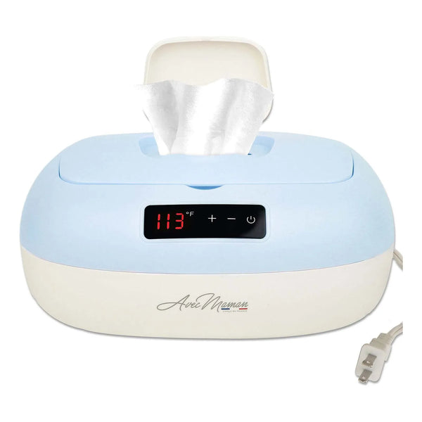 Calentador De Toallitas Para Bebé Con Pantalla Digital Temperatura Ajustable Y Seguro