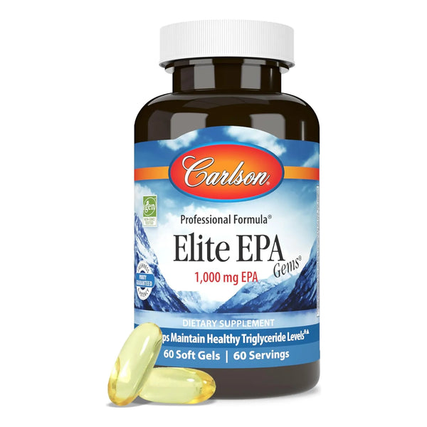 Carlson Elite Epa 1000mg De Aceite De Pescado 60 Capsulas - Imagen 1
