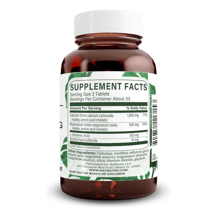 Calcio Magnesio Quelado 1000 500 Mg Betaína Hcl Fortalece Hu - Imagen 2