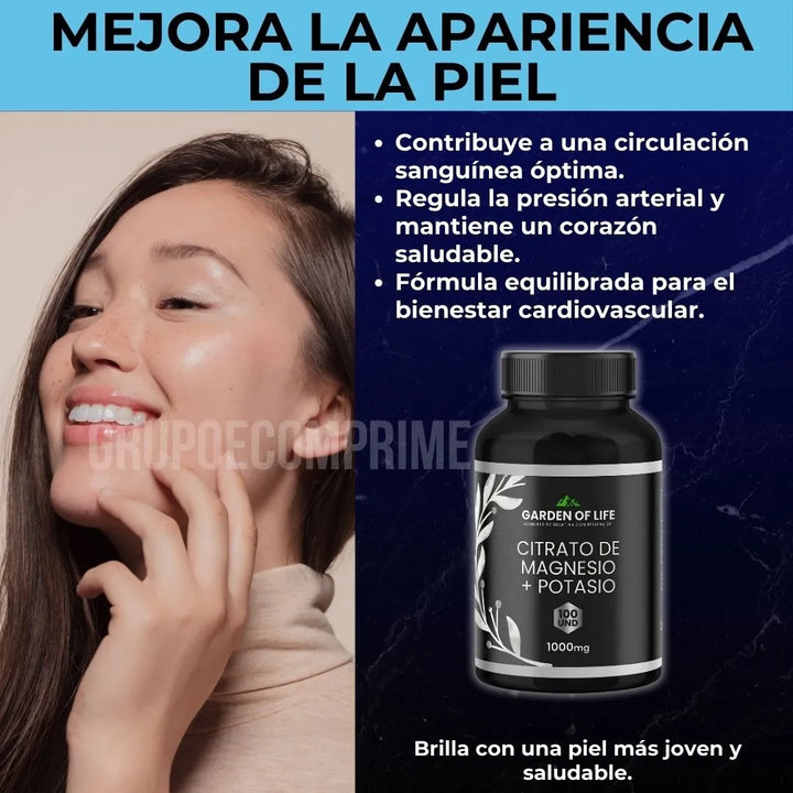 Citrato Magnesio Potasio X100 U Natural - Imagen 5